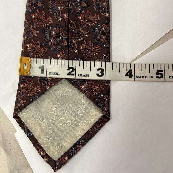 CHRISTIAN DIOR PARIS ALL SILK TIES - Picture 9 of 9